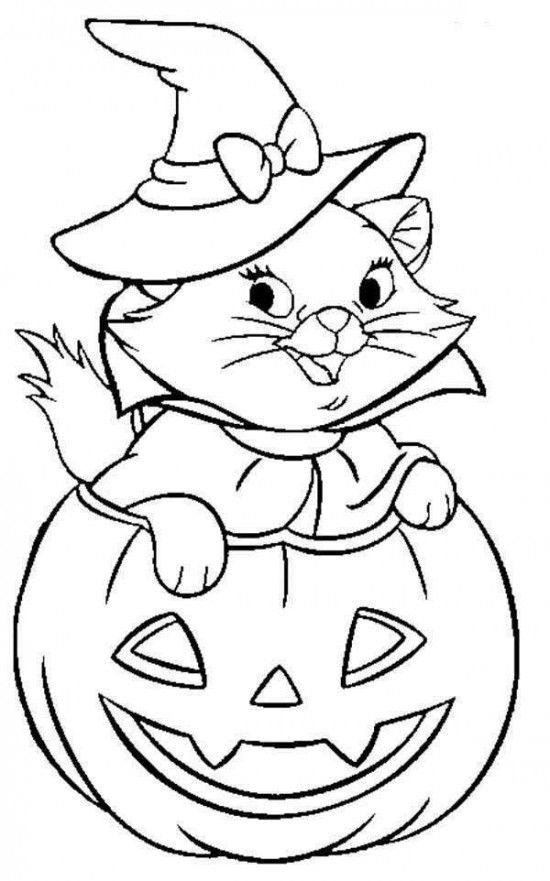 550x881 42 Free Printable Disney Halloween Coloring Page For Kids