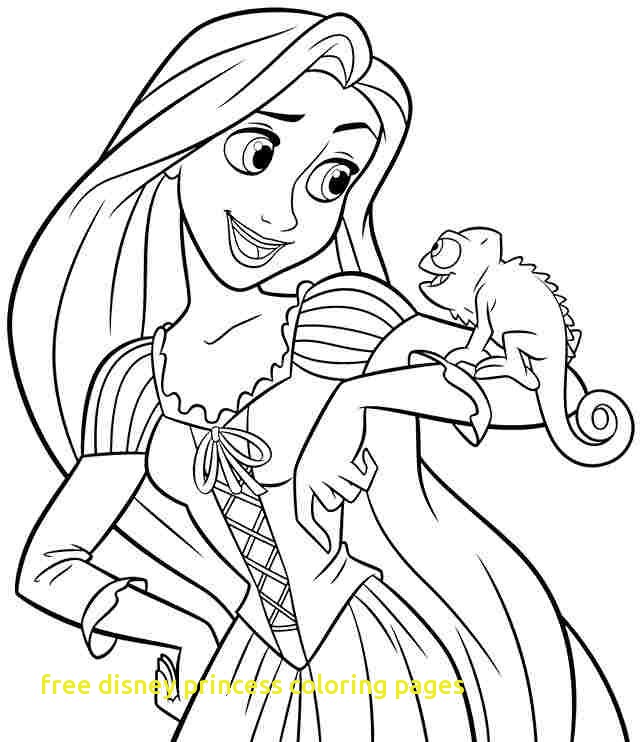 641x742 Free Disney Princess Coloring Pages With Astonishing Disney