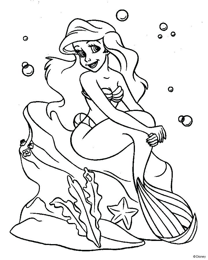 720x900 Disney Ariel Coloring Pages Free Princess Coloring Pages Image