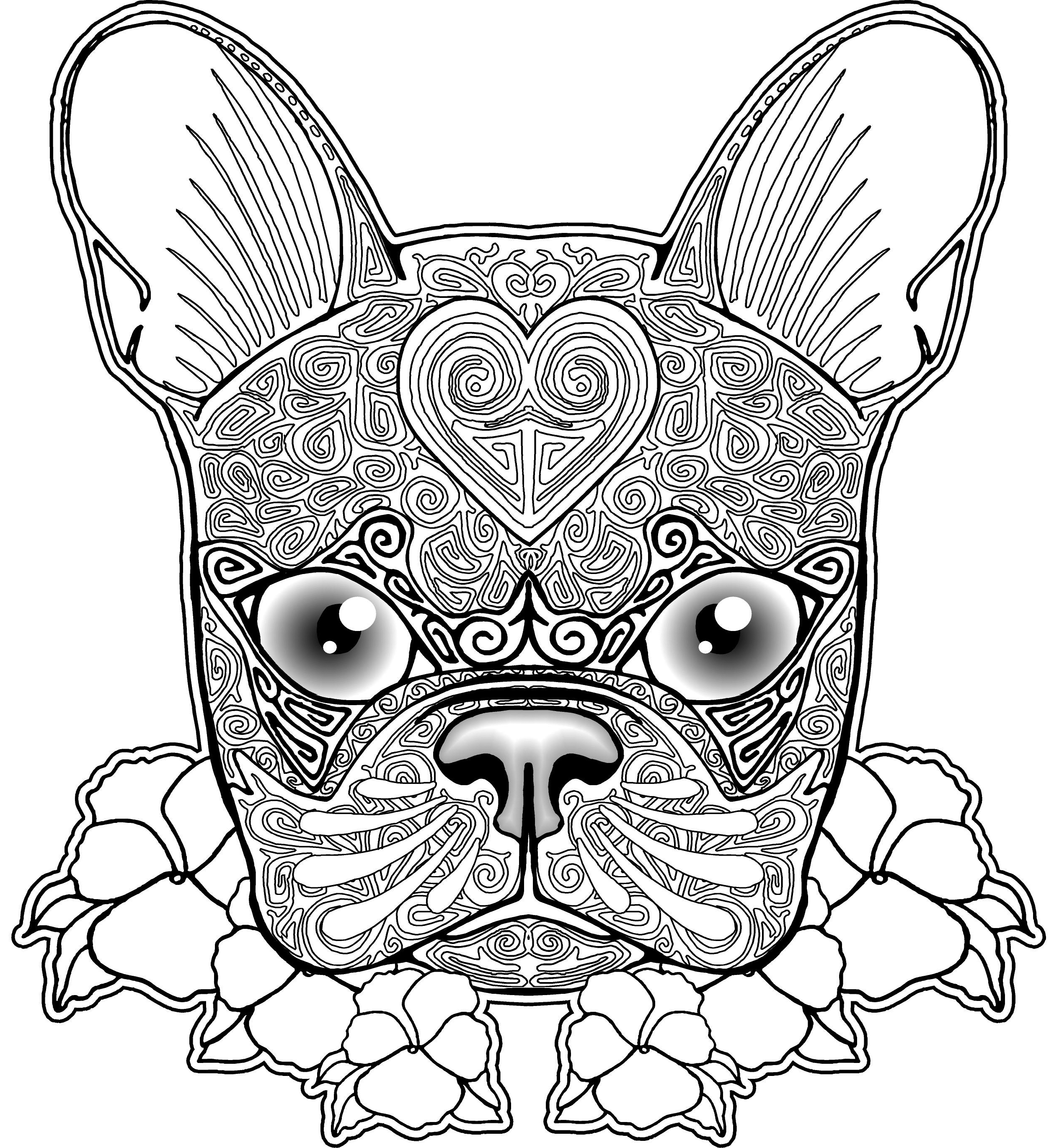 2516x2740 Free Dog Coloring Pages For Adults New Coloring Sheets