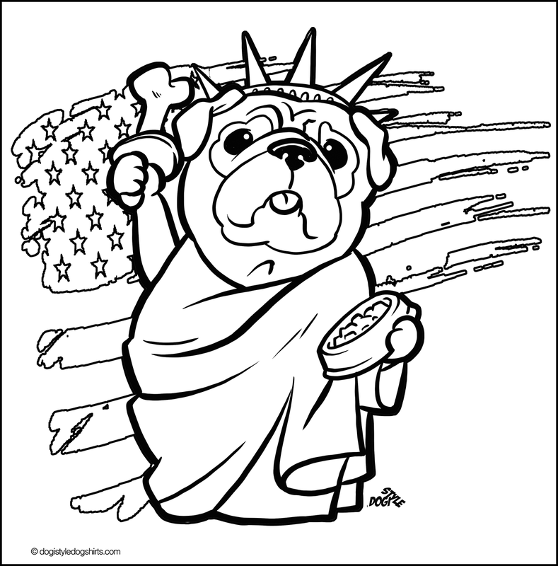 789x800 Pug Coloring Pages Printable
