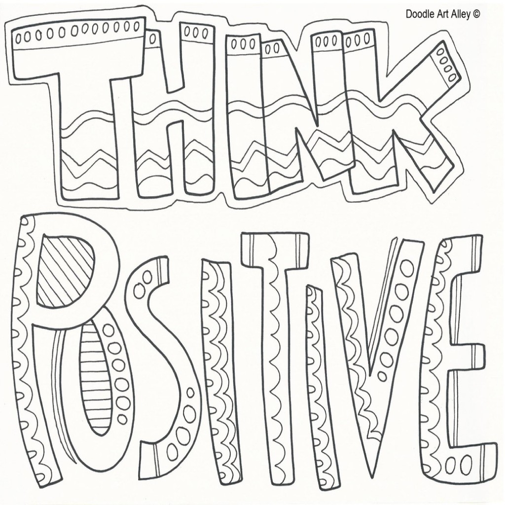 1024x1024 Positive Coloring Pages Unique Doodle Art Alley Free Coloring