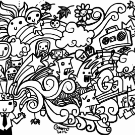 268x268 Doodle Art Coloring Give The Best Coloring Pages