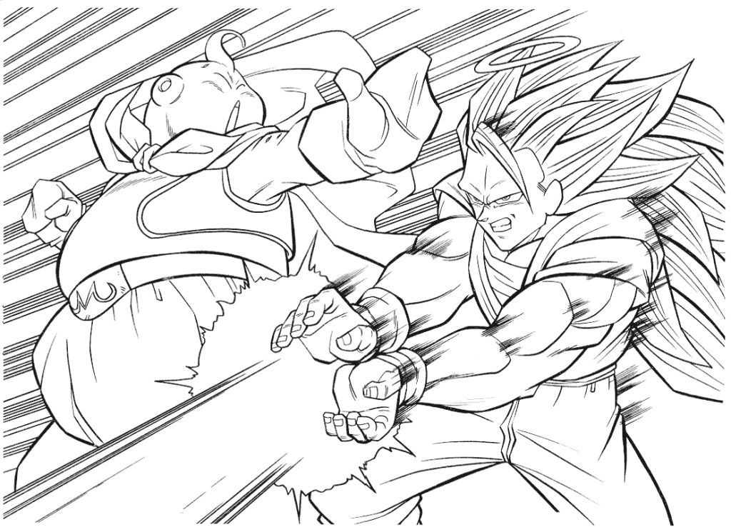 1024x738 Dragon Ball Coloring Pages Dragon Ball Z Coloring Sheets On Dbz