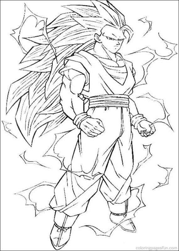 571x800 Dragon Ball Z Coloring Pages 48 Dragonball Z Coloring Pages