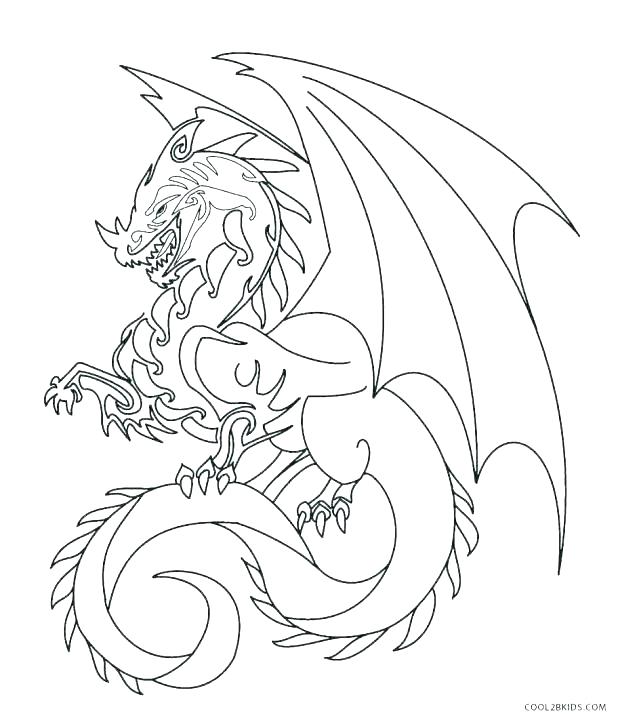 618x722 Awesome Dragon Coloring Pages Cool Dragon Coloring Pages Coloring