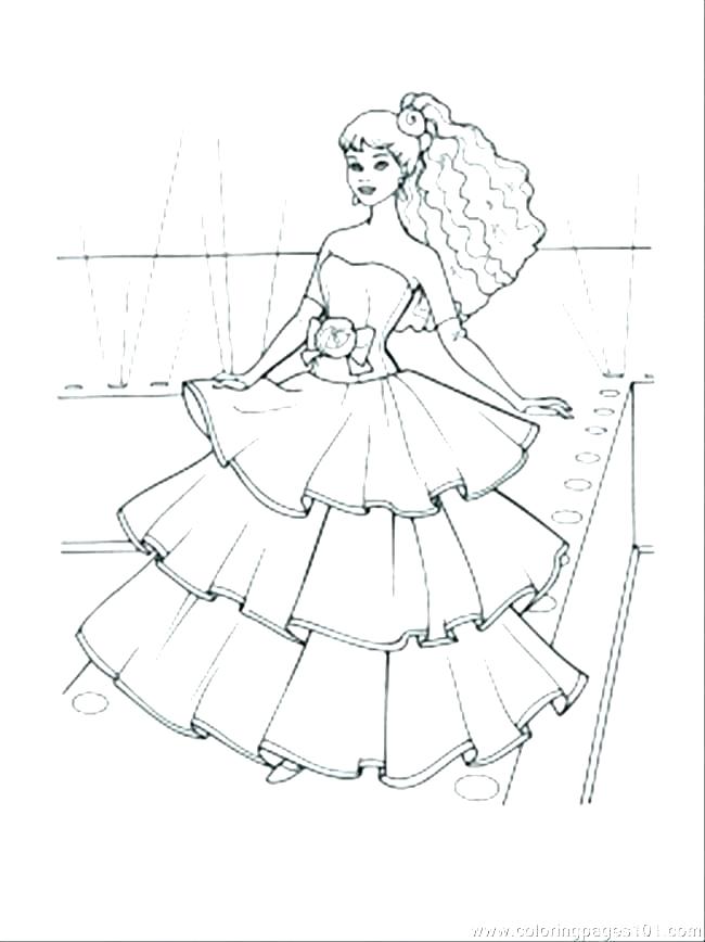 Free Dress Coloring Pages at GetColorings.com | Free printable ...