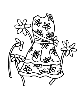 354x421 Fashion Tips Blog Dresses Coloring Pages