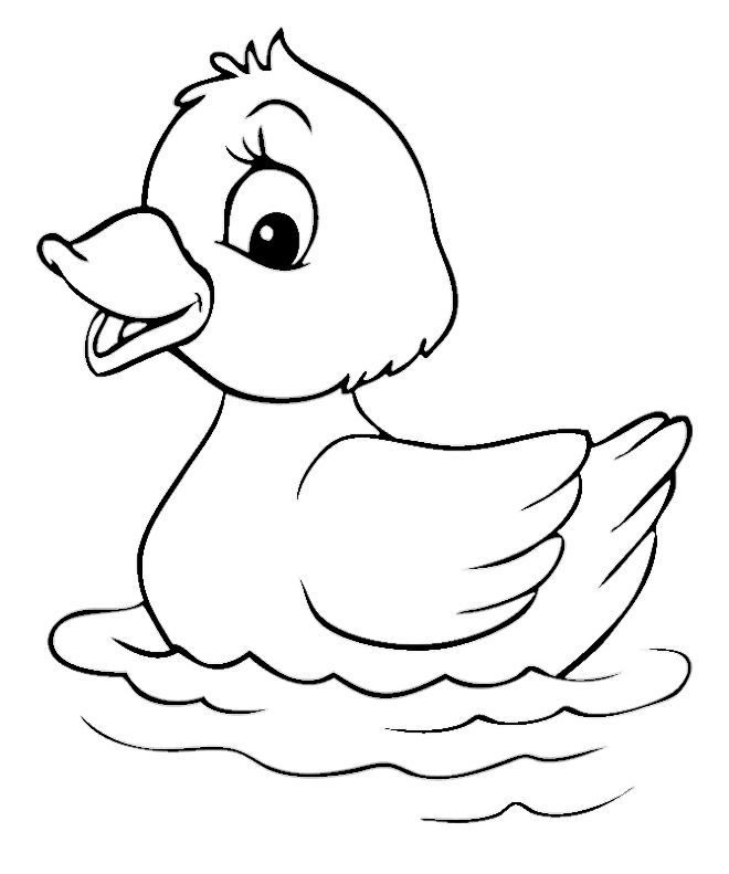 Duck Coloring Pages For Kids 660x791 Duck Coloring Pages For Kids
