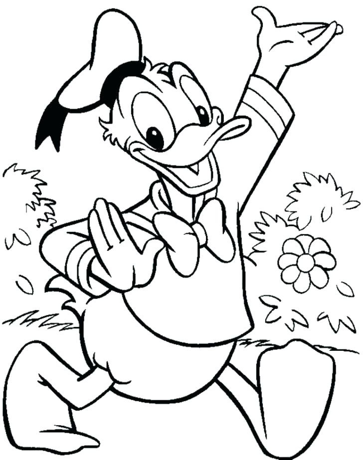 Donald Duck Coloring Pages Icontent 728x923 Donald Duck Coloring Pages Icontent