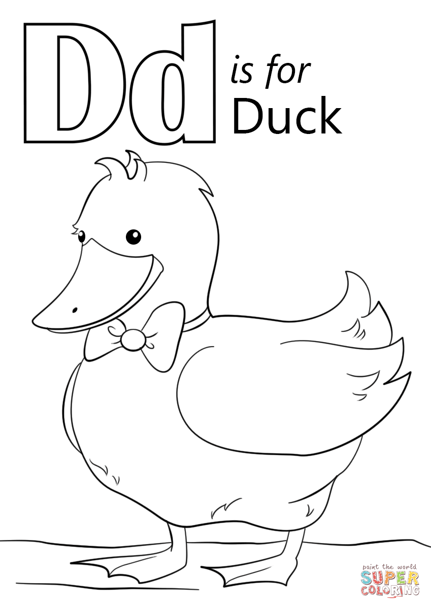 Creative Design Free Printable Duck Coloring Pages Kids 849x1200 Creative Design Free Printable Duck Coloring Pages Kids