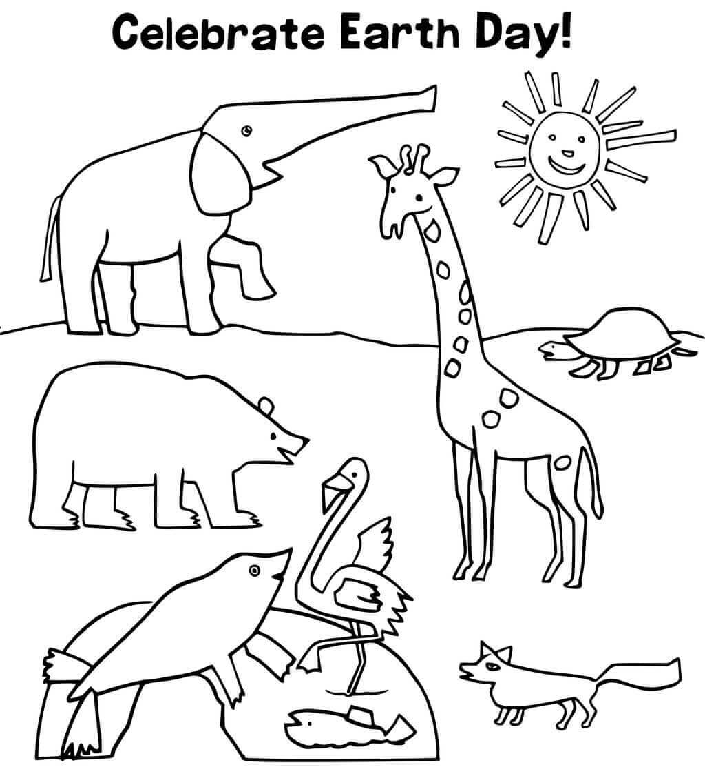 Free Earth Day Coloring Pages