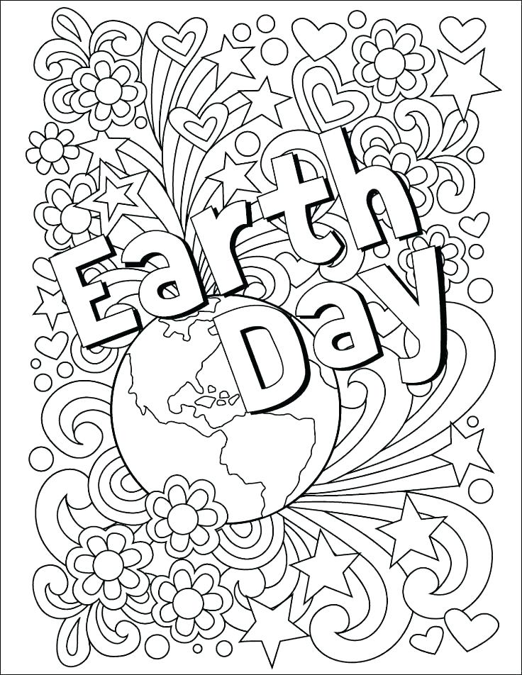 Earth Day Coloring Pages Printable Drawing Board Weekly Earth Day 736x952 Earth Day Coloring Pages Printable Drawing Board Weekly Earth Day
