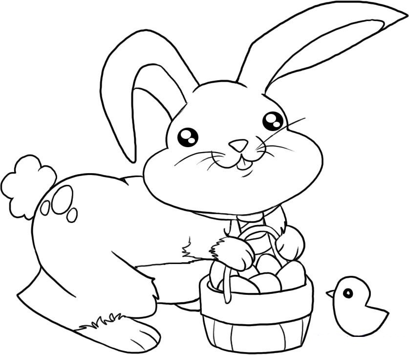 Bunny Coloring Pages Free Printable Free Printable Easter Bunny 837x726 Bunny Coloring Pages Free Printable Free Printable Easter Bunny
