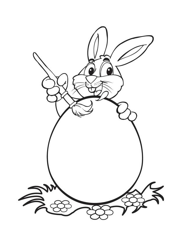 Easter Bunny Coloring Pages 360coloringpages 640x828 Easter Bunny Coloring Pages 360coloringpages