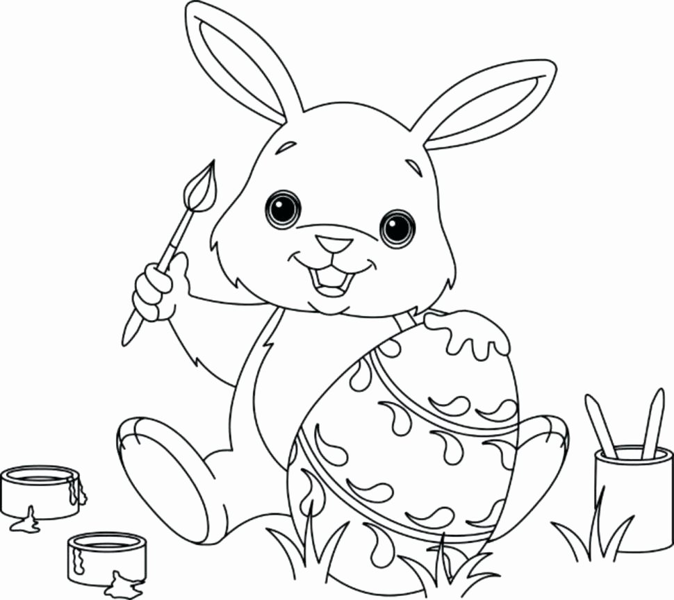970x864 Easter Bunny Coloring Pages Printable Beautiful Coloring Page Free