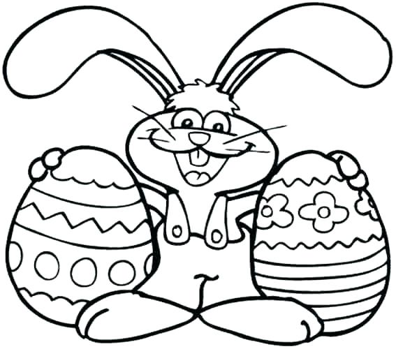 567x500 Free Easter Bunny Coloring Pages To Print Hd Easter Images
