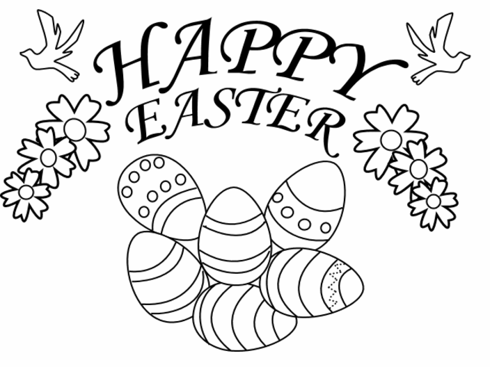 704x528 Free Printable Easter Coloring Sheets