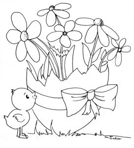 Free Easter Coloring Pages Best Cute Chick Easter Coloring Pages 273x300 Free Easter Coloring Pages Best Cute Chick Easter Coloring Pages