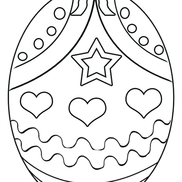 600x600 Easter Egg Coloring Page Egg Basket Coloring Pages Easter Egg