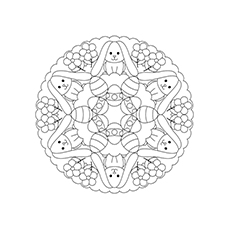 230x230 Top 25 Free Printable Easter Egg Coloring Pages Online