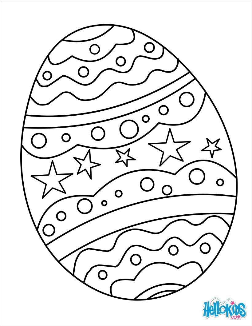 Easter Egg Coloring Pages 820x1060 Easter Egg Coloring Pages