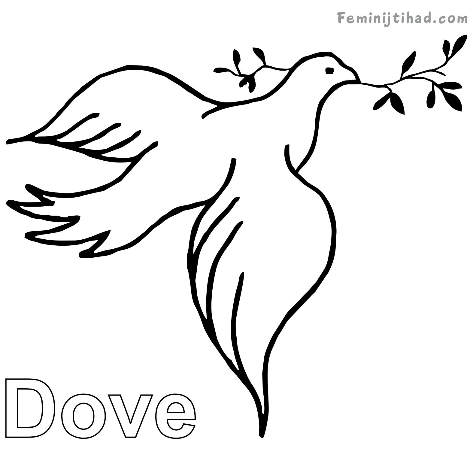 1575x1575 Dove Coloring Sheets To Print Coloring Pages For Kids