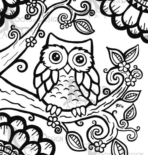 570x600 Easy Adult Coloring Pages Best 25 Owl Coloring Pages Ideasly