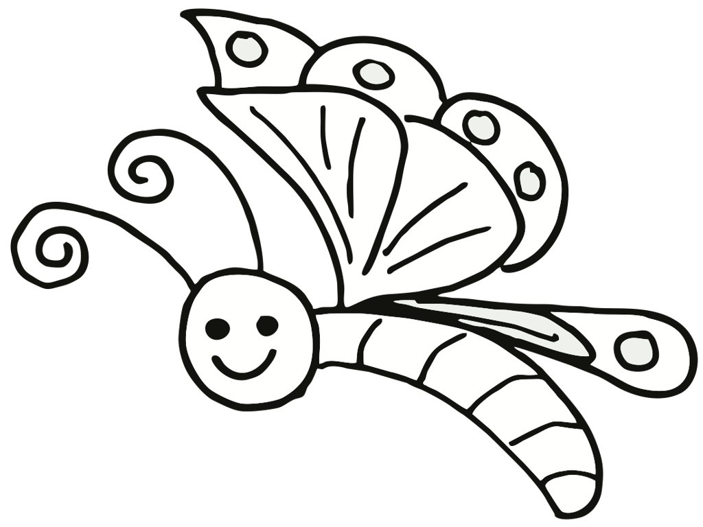 Free Printable Butterfly Coloring Pages For Kids 1024x768 Free Printable Butterfly Coloring Pages For Kids