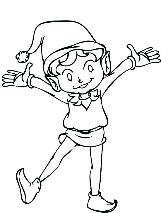 Awesome Elf Coloring Pages For Kids And Free Girl Elf Coloring 550x726 Awesome Elf Coloring Pages For Kids And Free Girl Elf Coloring