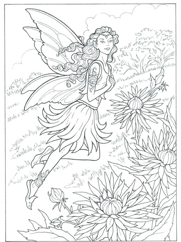 Free Fairy Coloring Pages For Adults Free Printable Fairy Coloring 576x770 Free Fairy Coloring Pages For Adults Free Printable Fairy Coloring