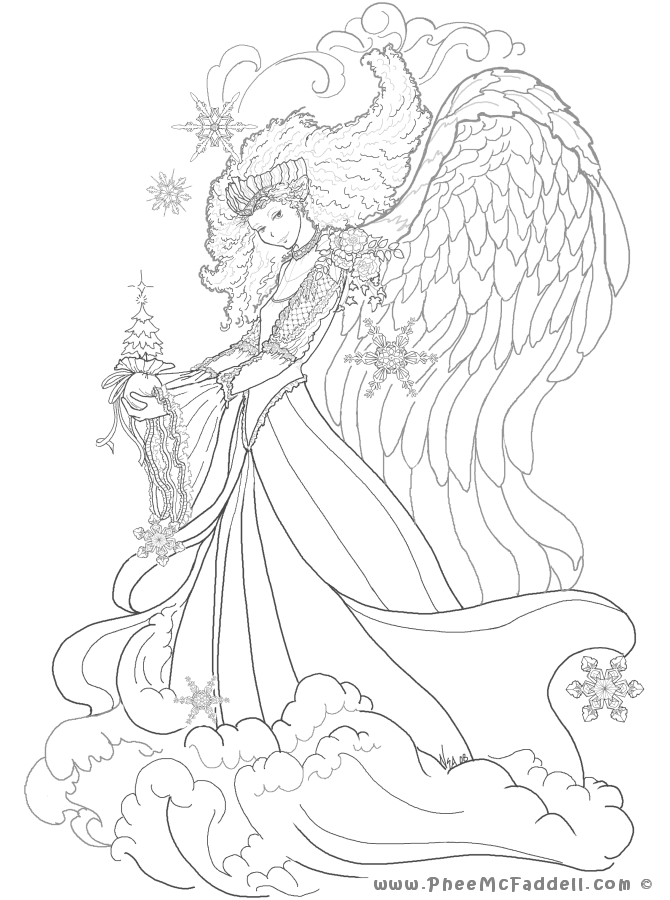 Adult Fairy Coloring Page 670x900 Adult Fairy Coloring Page