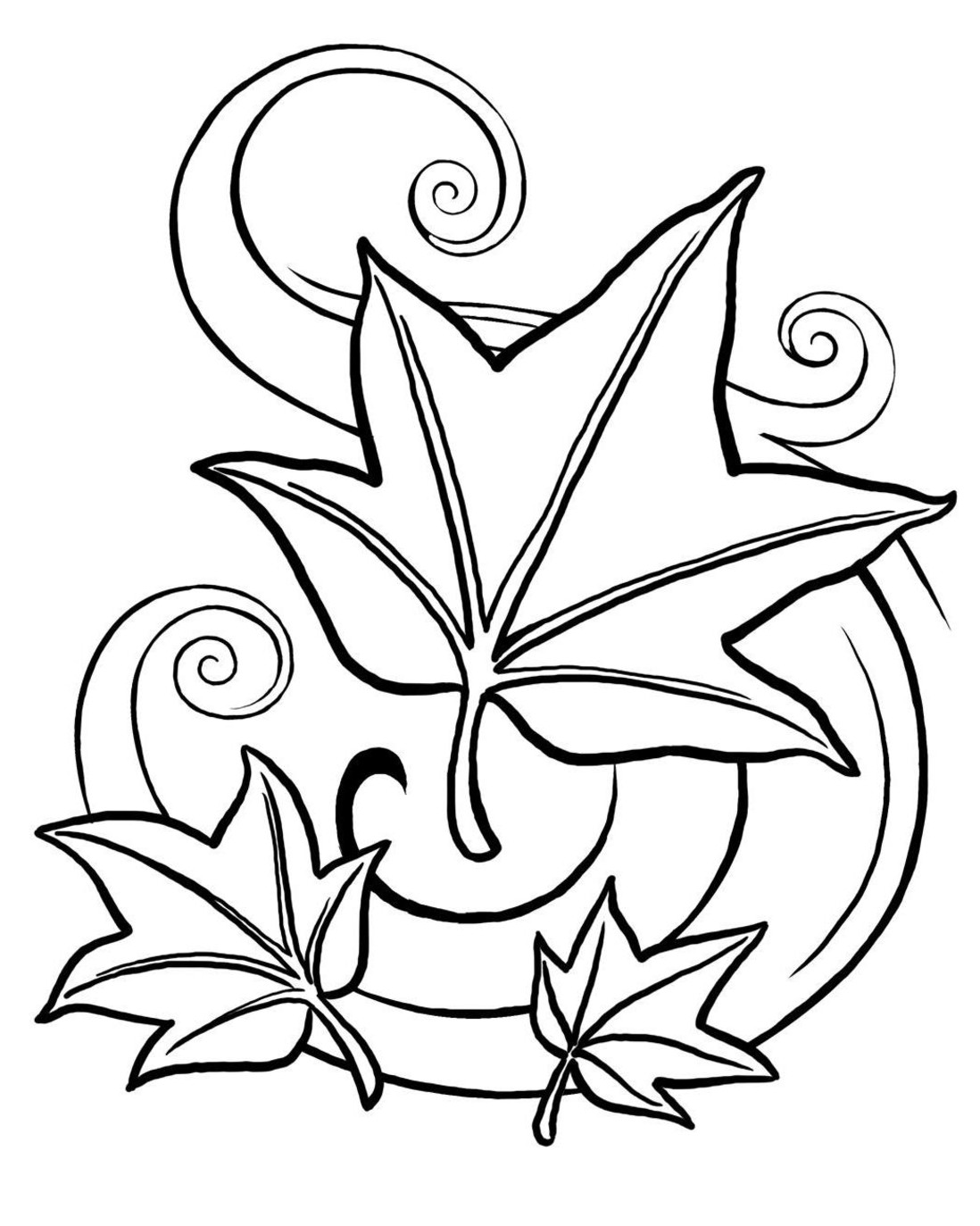 Fall Coloring Pages 1098x1373 Fall Coloring Pages