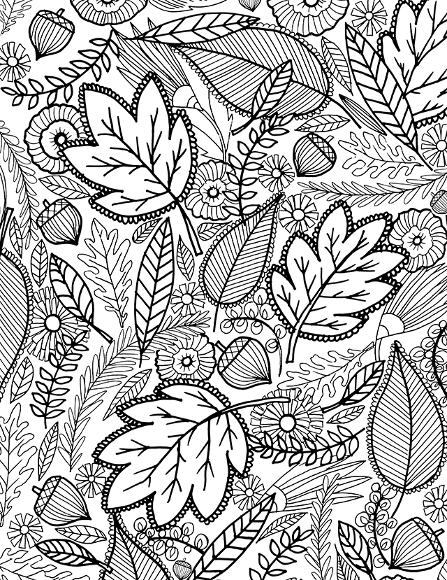 Alisaburke A Fall Coloring Page For You Coloring Pages For Adults 640x829 Alisaburke A Fall Coloring Page For You Coloring Pages For Adults