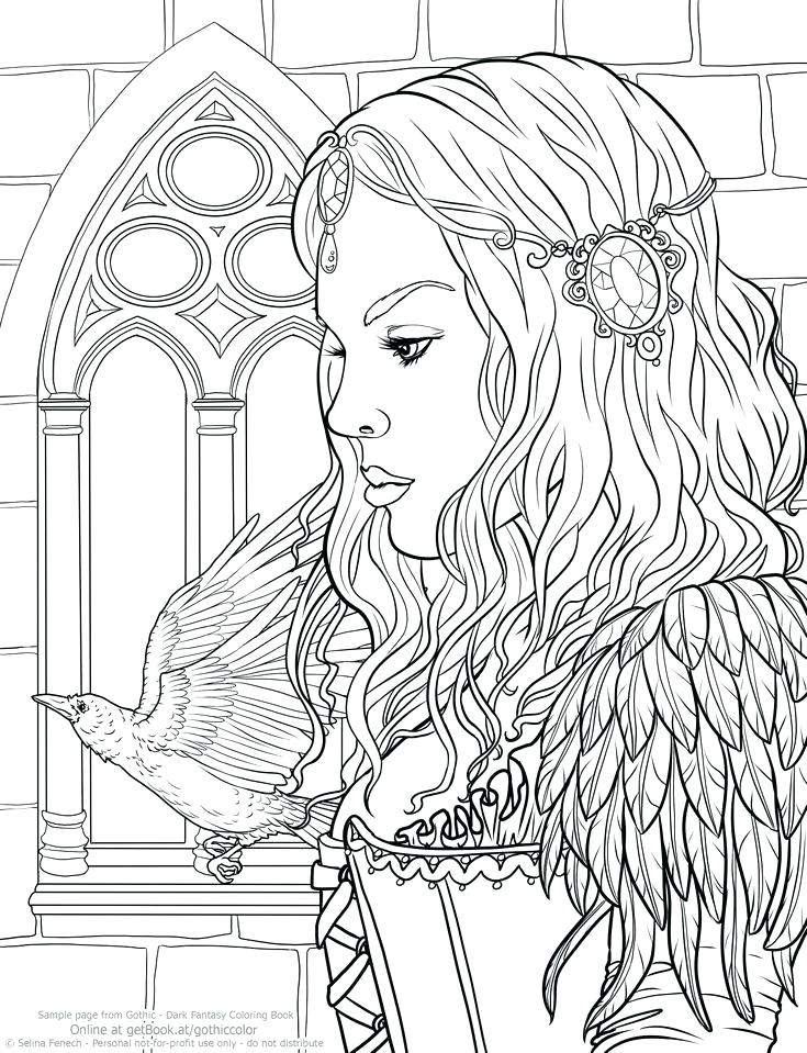 Baylee Jae Coloring Pages Dark Fantasy Coloring Book Fantasy Art 735x959 Baylee Jae Coloring Pages Dark Fantasy Coloring Book Fantasy Art