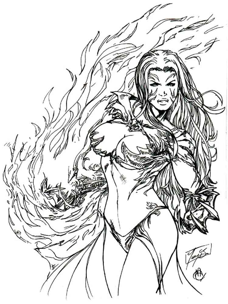 750x1000 Fantasy Coloring Pages. Free Printable Fantasy Coloring Pages.