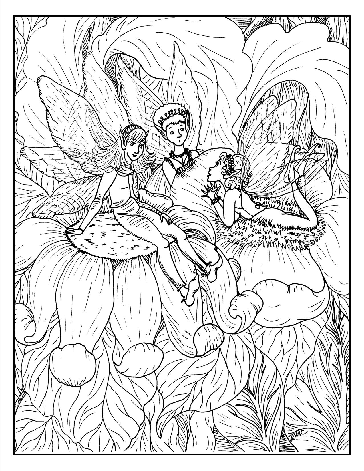1275x1650 Powerful Free Printable Fantasy Coloring Pages