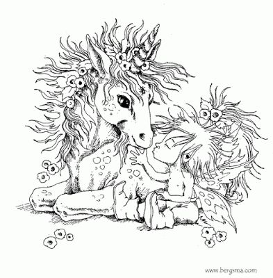 393x400 Free Fantasy Coloring Pages For Adults Best 25 Fairy Coloring