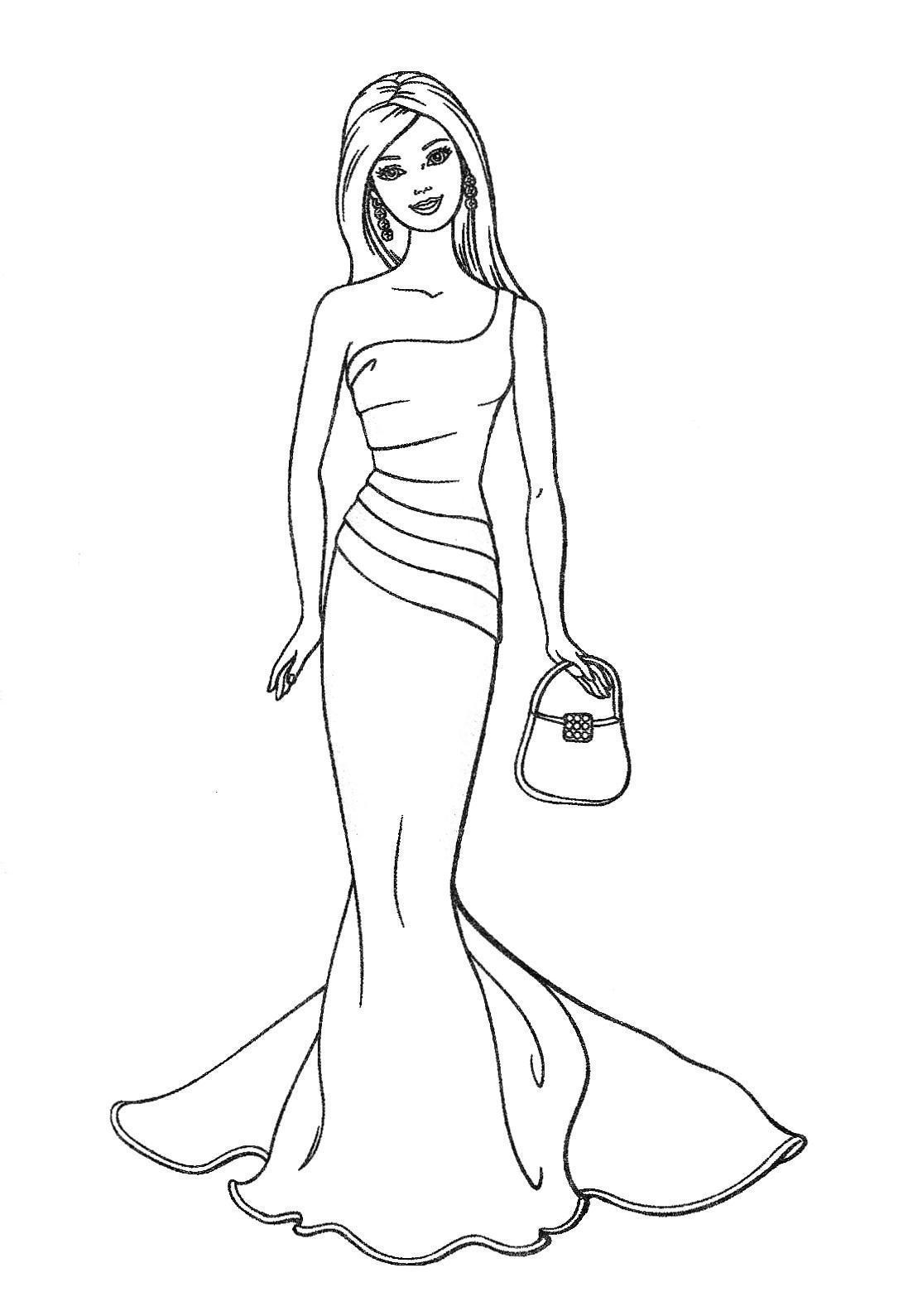Free Printable Barbie Coloring Pages For Kids 1103x1589 Free Printable Barbie Coloring Pages For Kids
