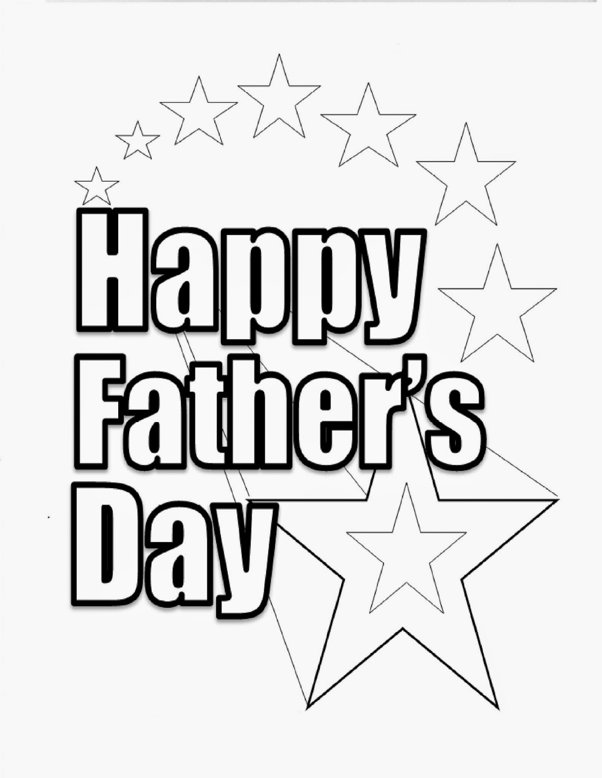 1237x1600 Happy Fathers Day Coloring Pages Happy Father's Day Free Printable