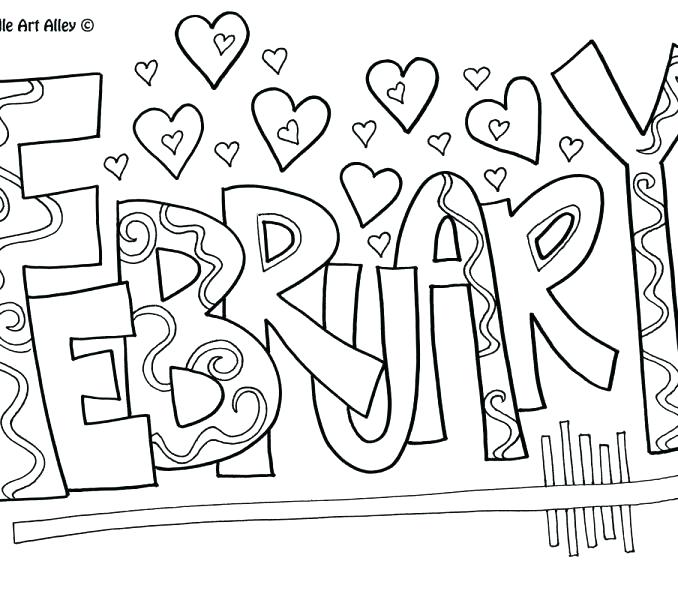 February Coloring Page Grown Up Colouring Coloring Sheets Free 678x600 February Coloring Page Grown Up Colouring Coloring Sheets Free
