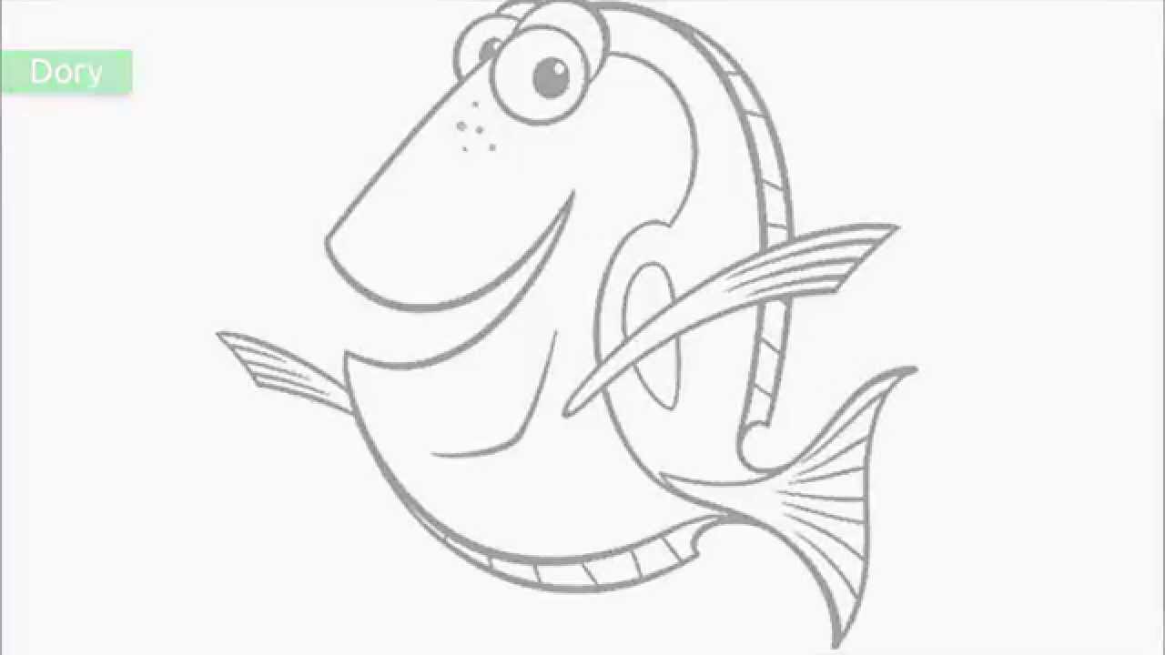 Finding Nemo Dory Coloring Pages Many Interesting Cliparts 1280x720 Finding Nemo Dory Coloring Pages Many Interesting Cliparts
