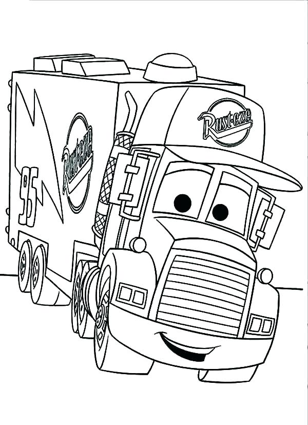 600x827 Firetruck Coloring Page Truck Pages Free Car Transporter The Fire