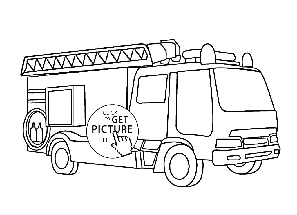 1024x744 Coloring Pages Of Fire Trucks Vanda