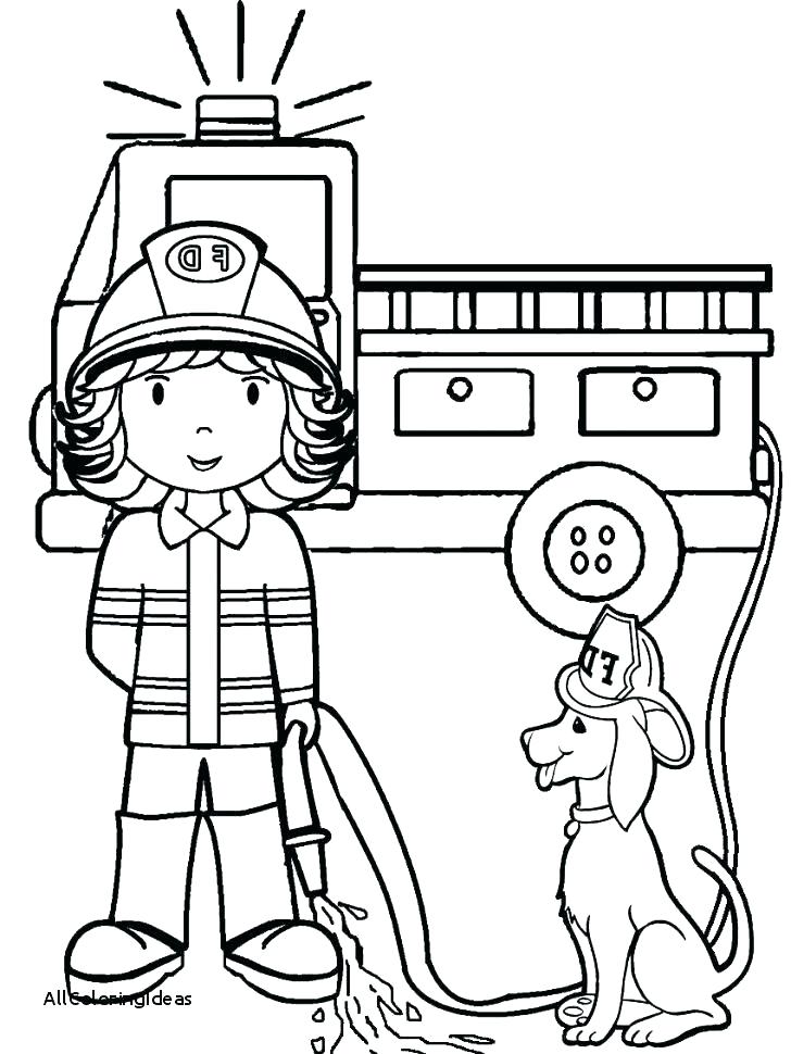 728x970 Fireman Coloring Book Together With Fireman Hat Coloring Page Fire
