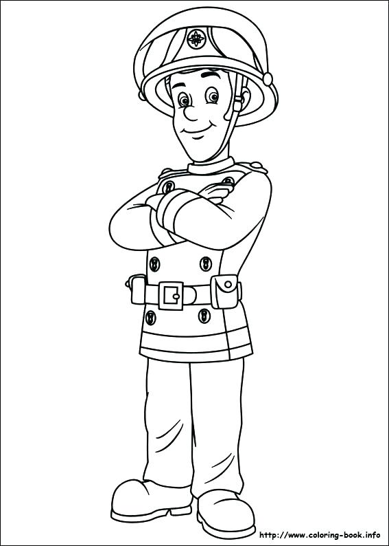 Free Fireman Coloring Pages at GetColorings.com | Free printable ...