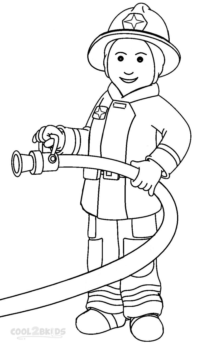 850x1444 Free Printable Fireman Coloring Pages Cool2bkids Coloring