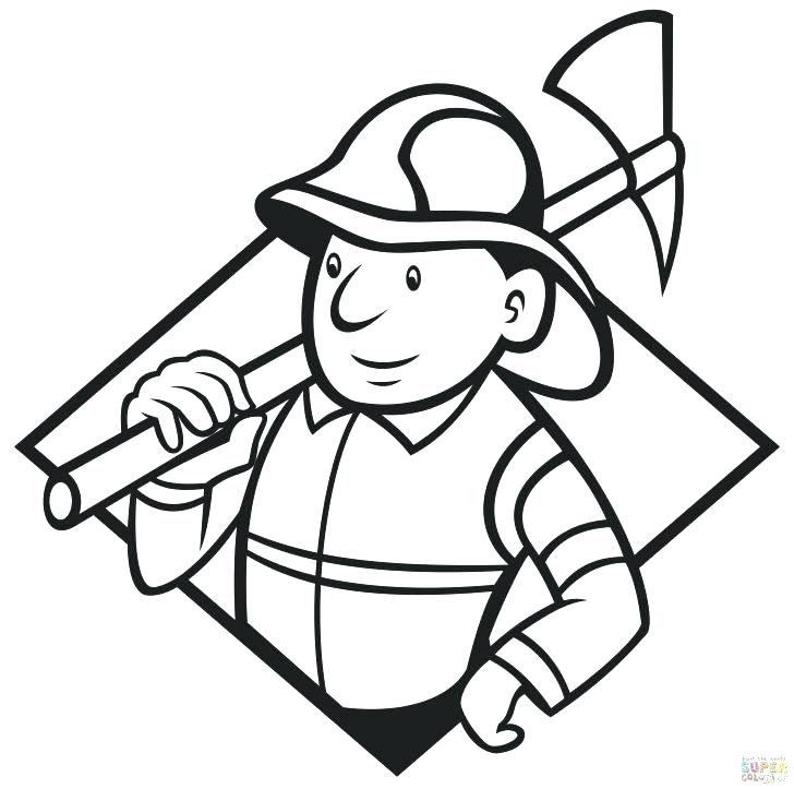 728x723 Fire Fighter Coloring Pages Fire Fighting Coloring Pages Fireman