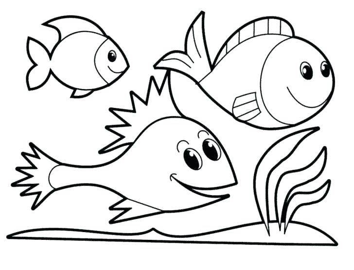 728x555 Printable Fish Coloring Pages Icontent