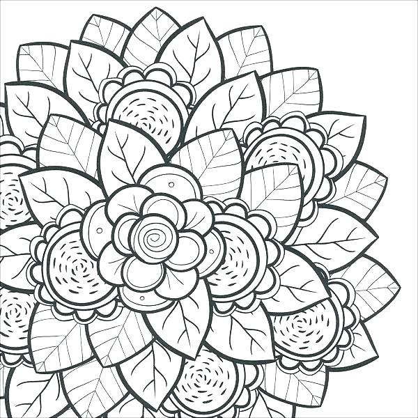 Flower Bouquet Coloring Pages Flower Bouquet Coloring Pages Hearts 600x600 Flower Bouquet Coloring Pages Flower Bouquet Coloring Pages Hearts